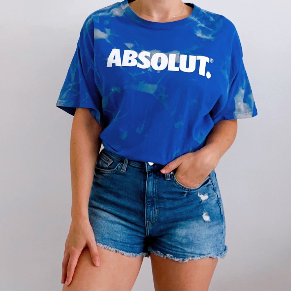 Absolut Vodka Bleach Dyed T-shirt